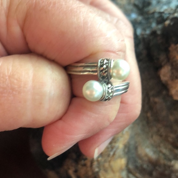 Pearl 925 Silver Ring - Picture 3 of 4
